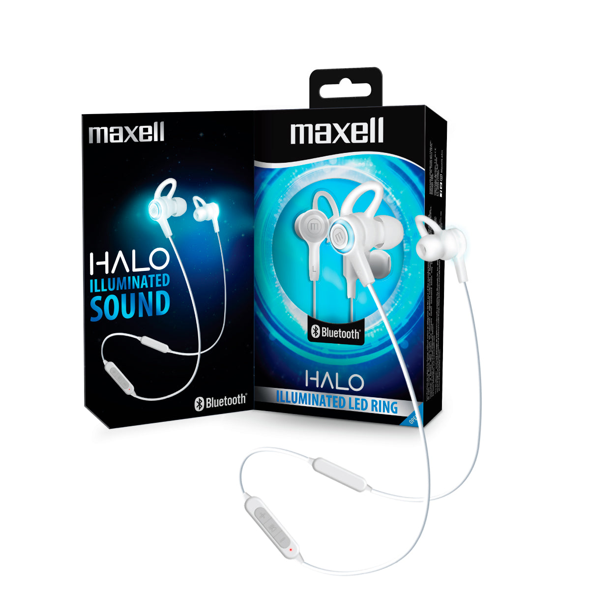 Audifonos Inalambricos EB-BT HALO Maxell Manos Libres Led