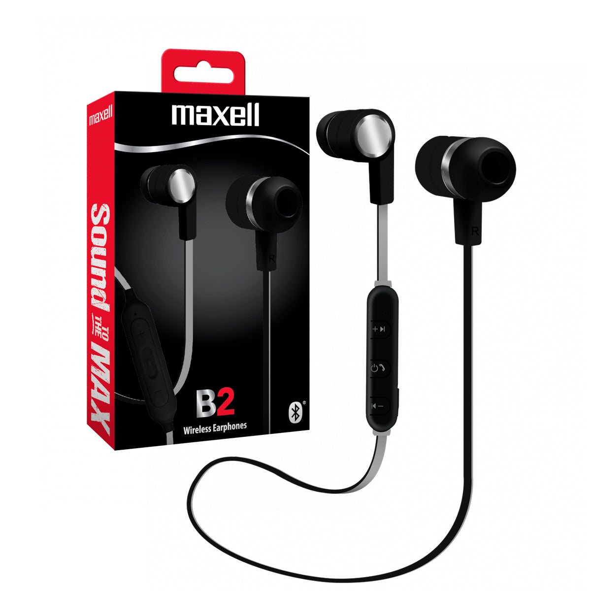 Audifonos Inalambricos Bass B14-EB2 Maxell Manos Libres USB