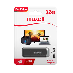 Pendrive USB 32GB Maxell USBPD-32 Compatible Windows MAC - Mayorista de Tecnología