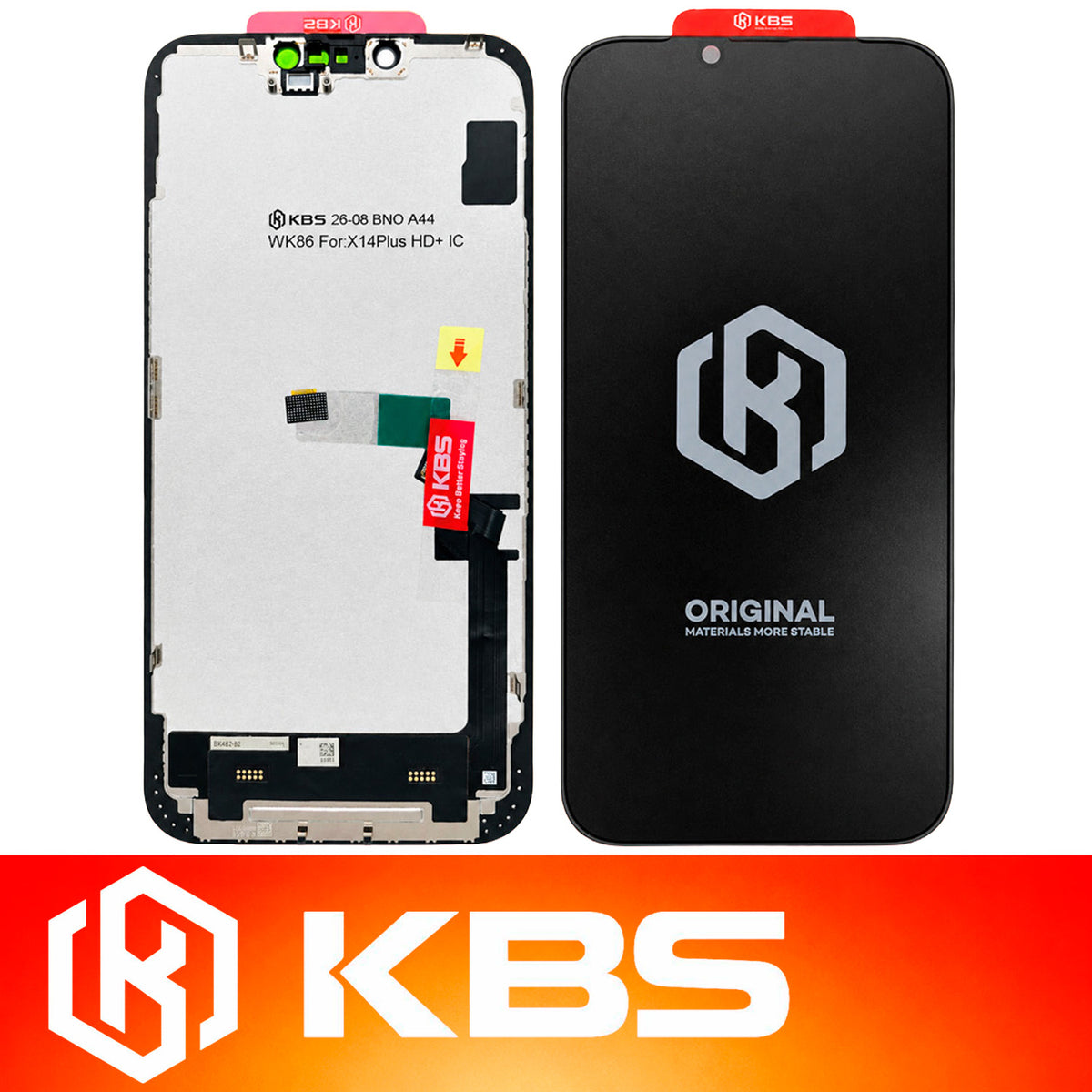 Pantalla Para iPhone 14 Plus KBS Hd+ Hdr10+ Dolby Vision IC 90 Hz