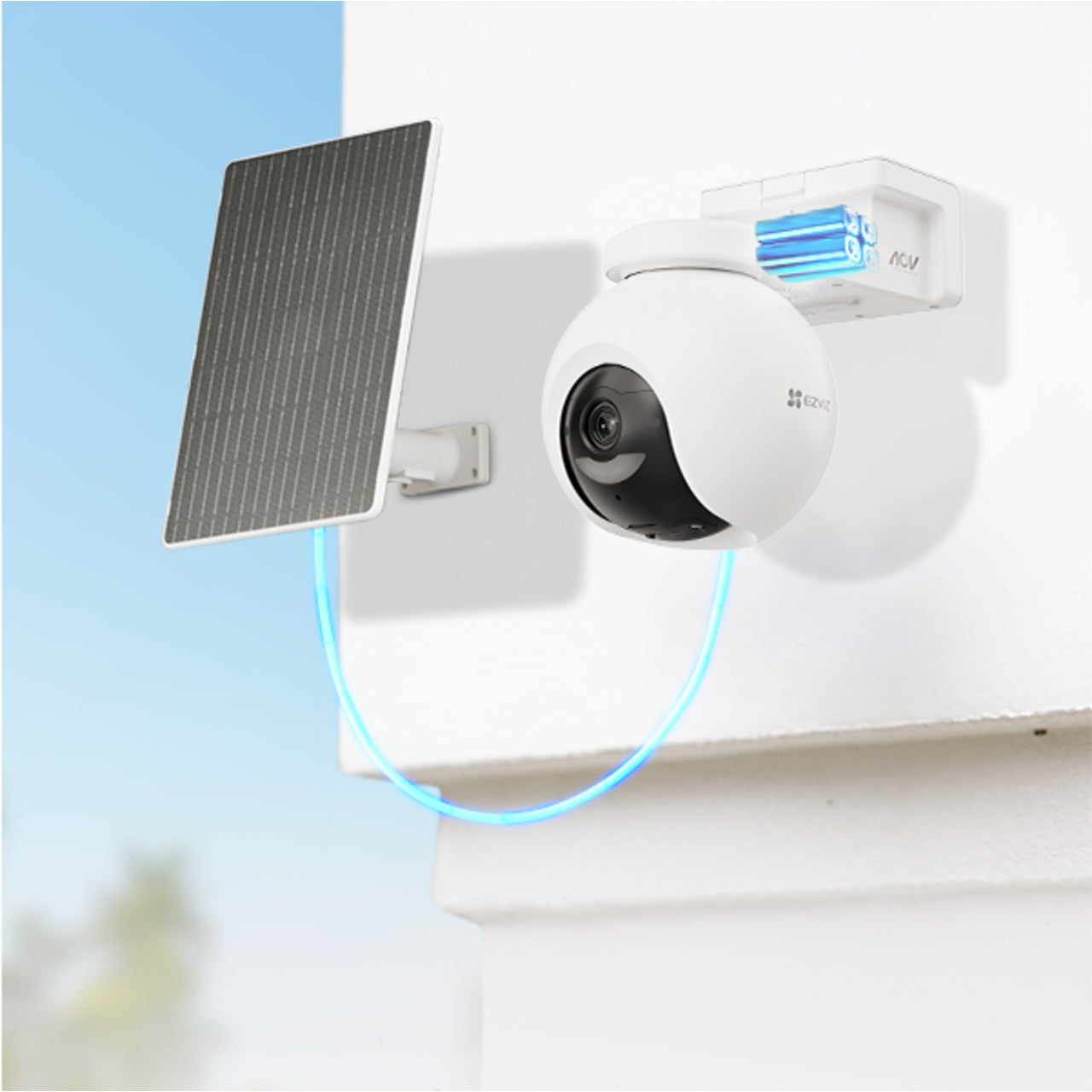 Panel Solar para Cámara de Seguridad EZVIZ USB-C 5W