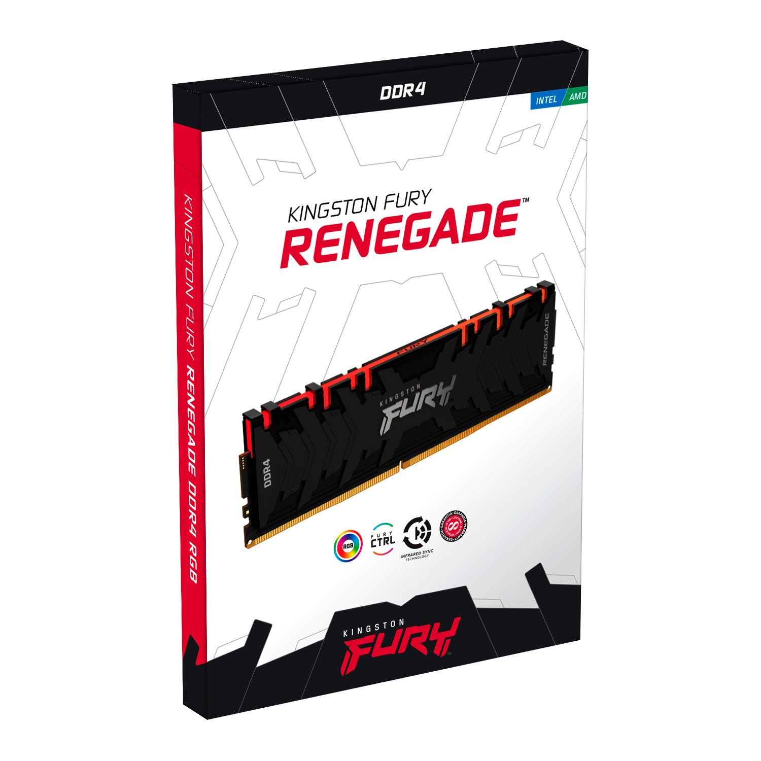 Memoria Ram PC 8GB Kingston FURY Renegade RGB KF432C16RBA/8 | Lifemax