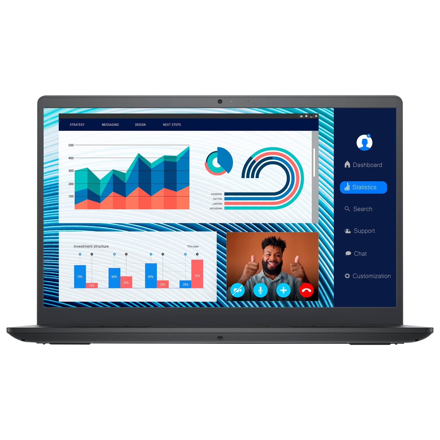 Notebook Dell Vostro 3420 14in Intel Core I5-1135G7 8GB RAM 256GB SSD M.2 Windows 11 Pro [ 1H4M6 ] - Mayorista de Tecnología