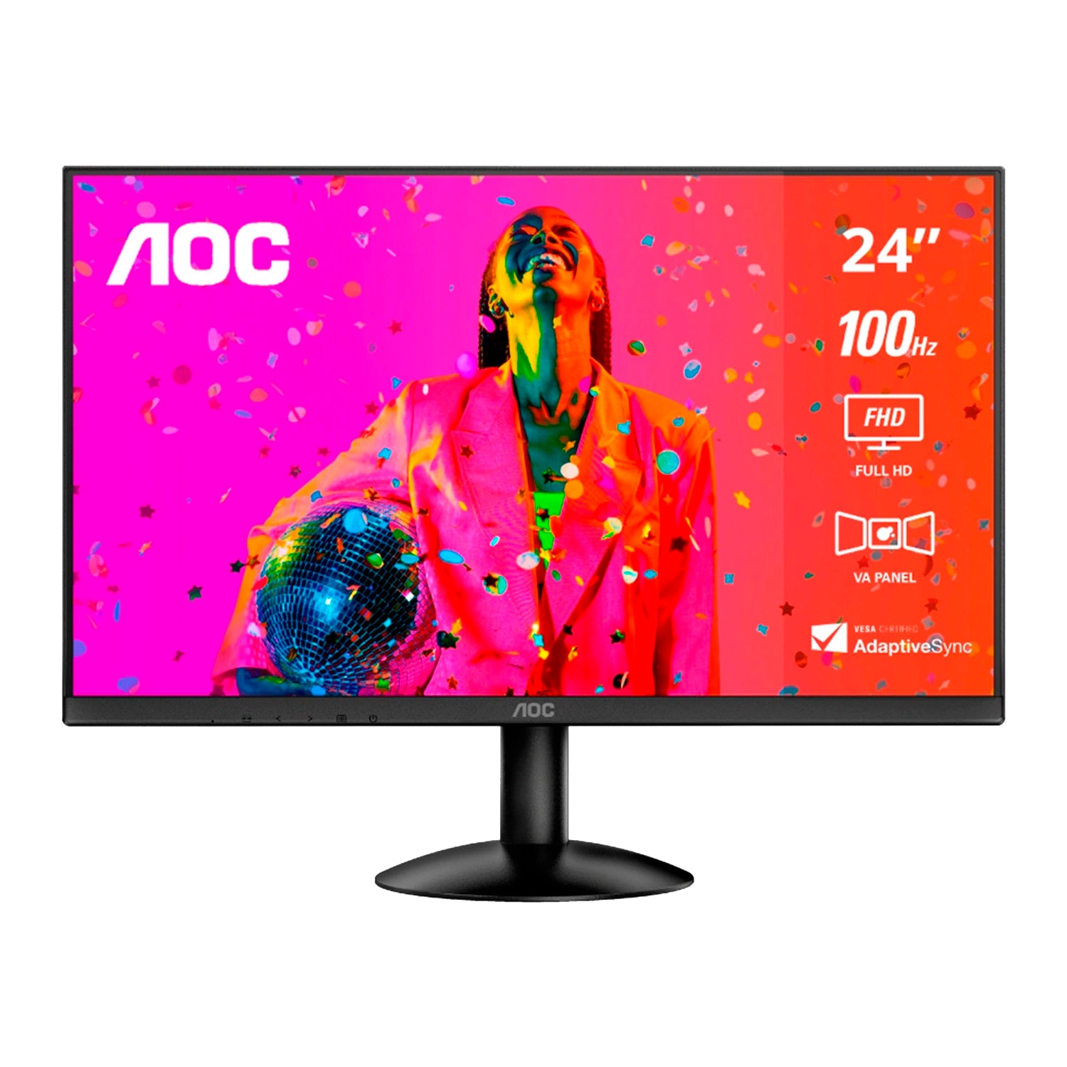 Monitor AOC 24in FHD IPS 100Hz 4ms AdaptiveSync Vesa HDMI