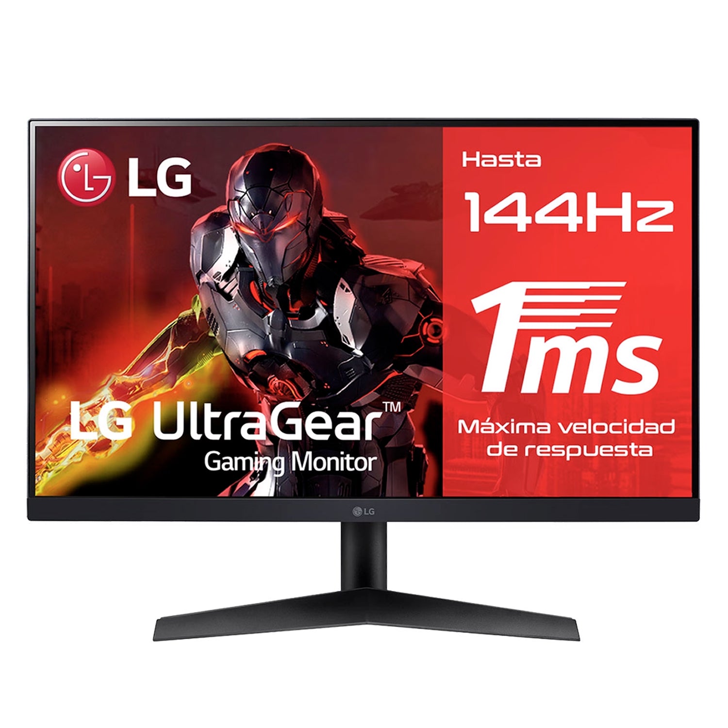 Monitor Gaming LG UltraGear 24in FHD Panel IPS 144Hz 1ms FreeSync HDR10 Montaje Vesa [ 24GN60R-B ] - Mayorista de Tecnología