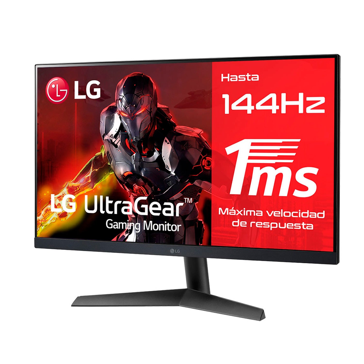 Monitor Gaming LG UltraGear 24in FHD Panel IPS 144Hz 1ms FreeSync HDR10 Montaje Vesa [ 24GN60R-B ] - Mayorista de Tecnología