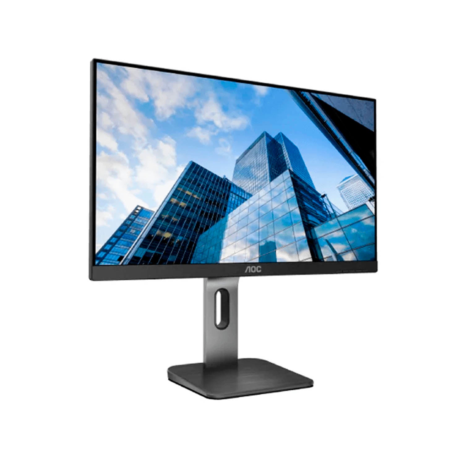 Monitor AOC 24P1U 23.8in FHD Panel IPS 60Hz 5ms Multipuerto Pivotable Low Blue Light Flicker Free