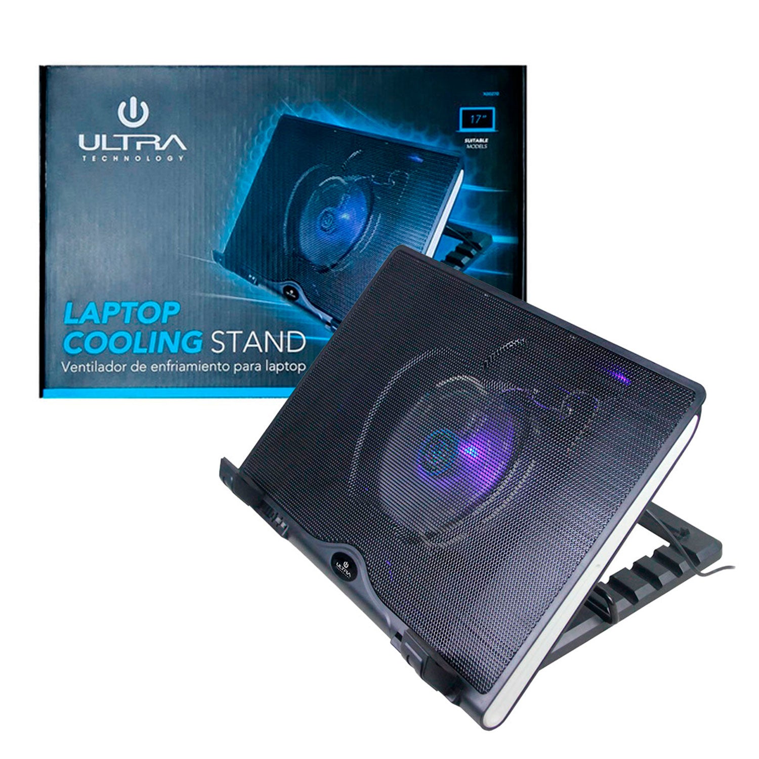 Base Ventilador para Notebook ULTRA de 10" a 17" 29UTX00270 - LifeMax Distribuidora