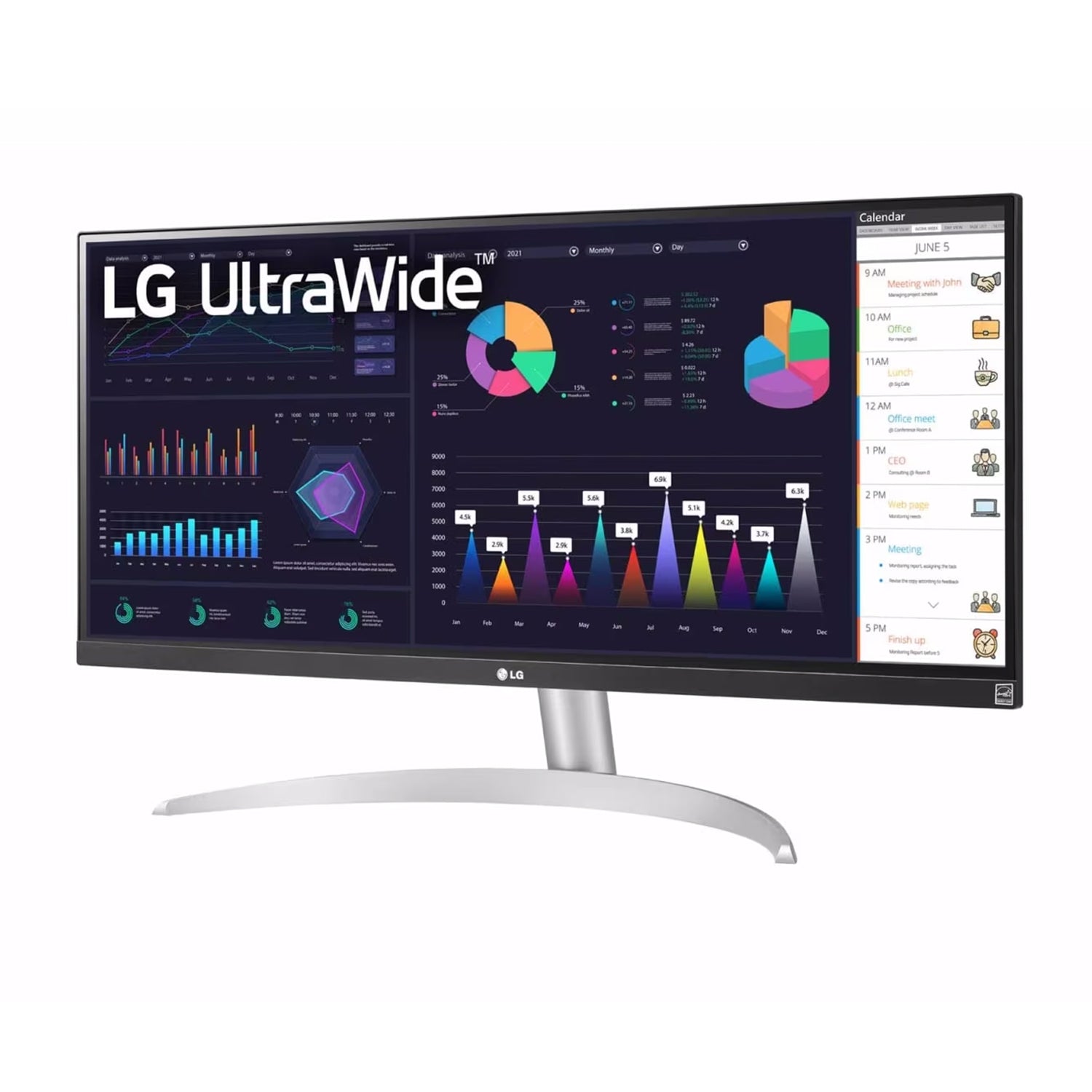 Monitor LG UltraWide 29in WFHD Ultrapanoramico Altavoces MaxxAudio AMD FreeSync 75Hz 1ms Display HDR - Mayorista de Tecnología