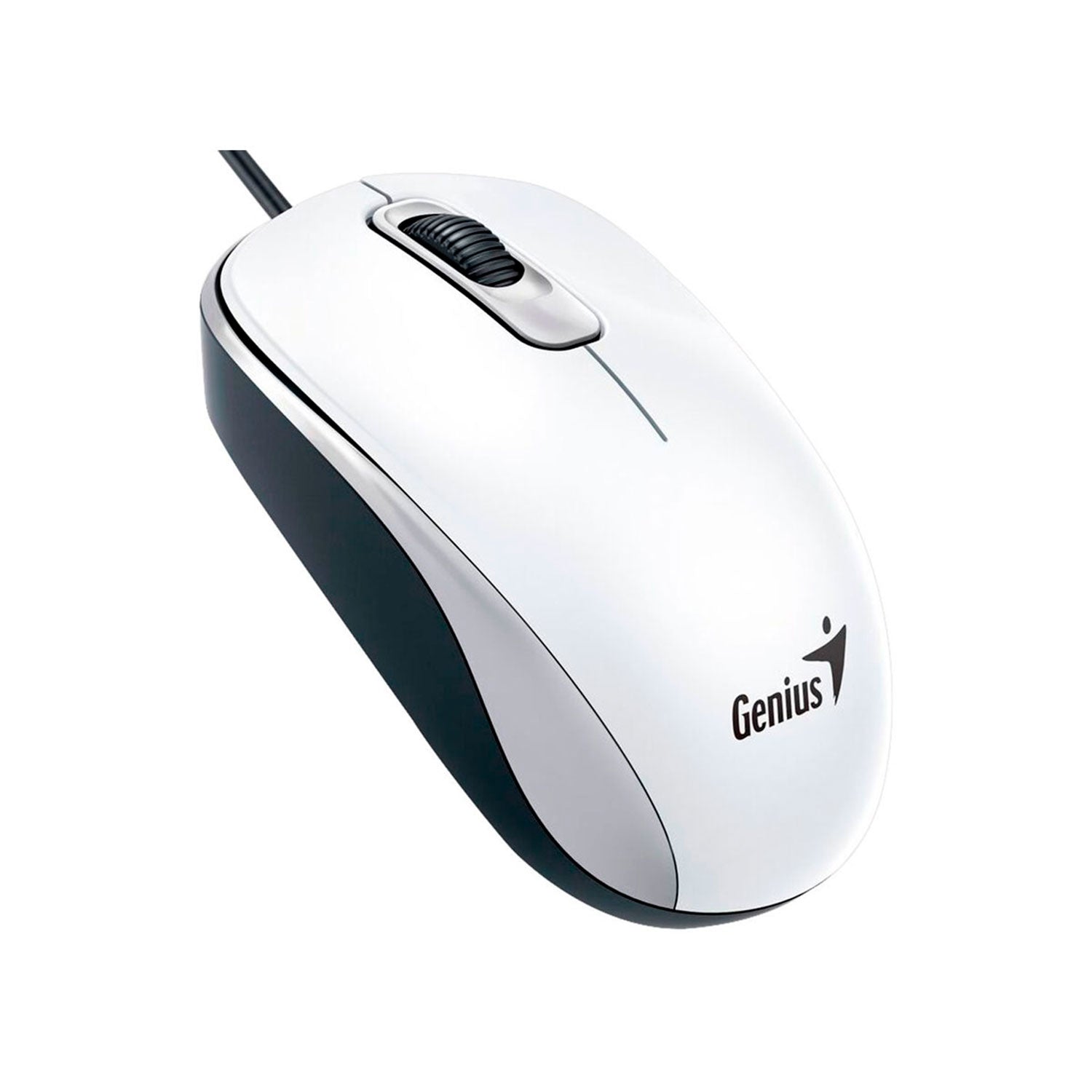 Mouse Genius Dx-110 Usb Óptico 3 Botones Ambidiestro Blanco