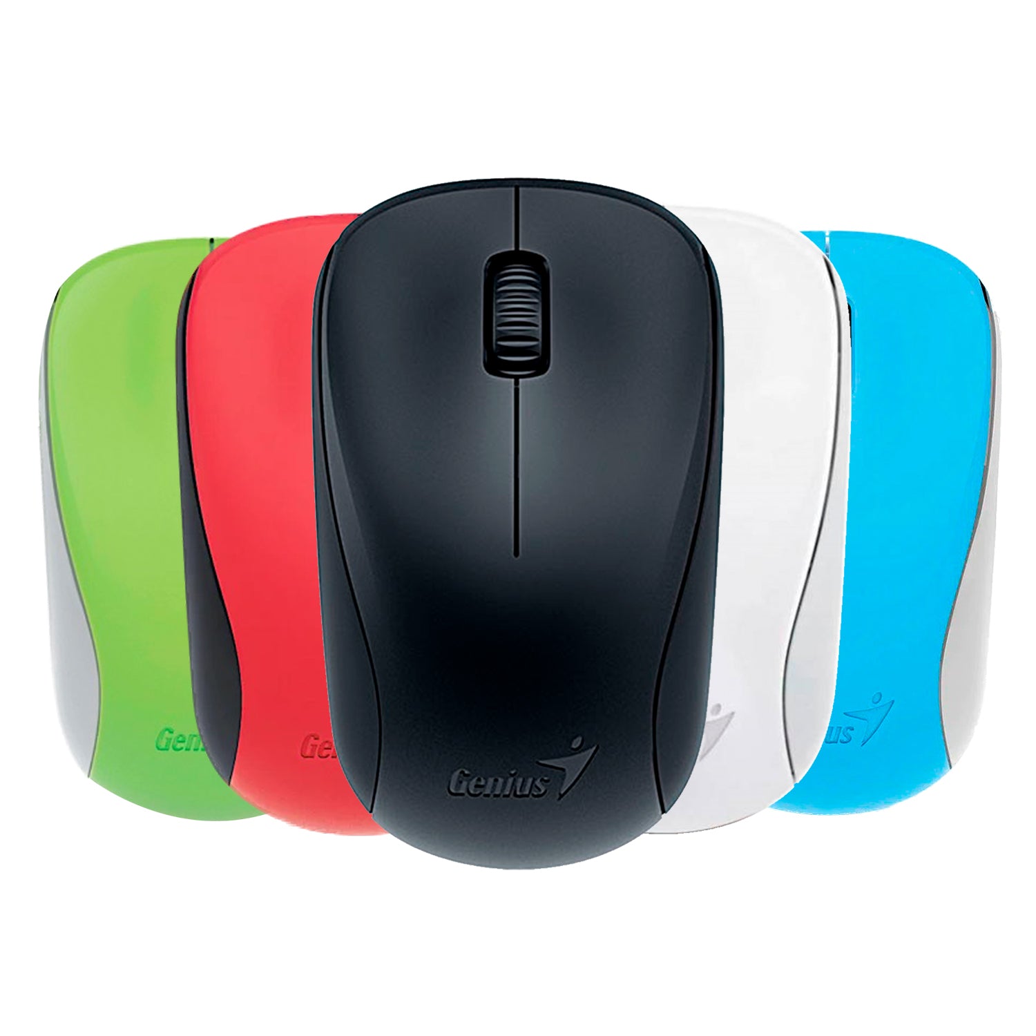 Mouse Inalambrico Genius NX-7000 Banda 2.4GHz Ergonomico Sensor 1200dpi Compatible MAC Windows