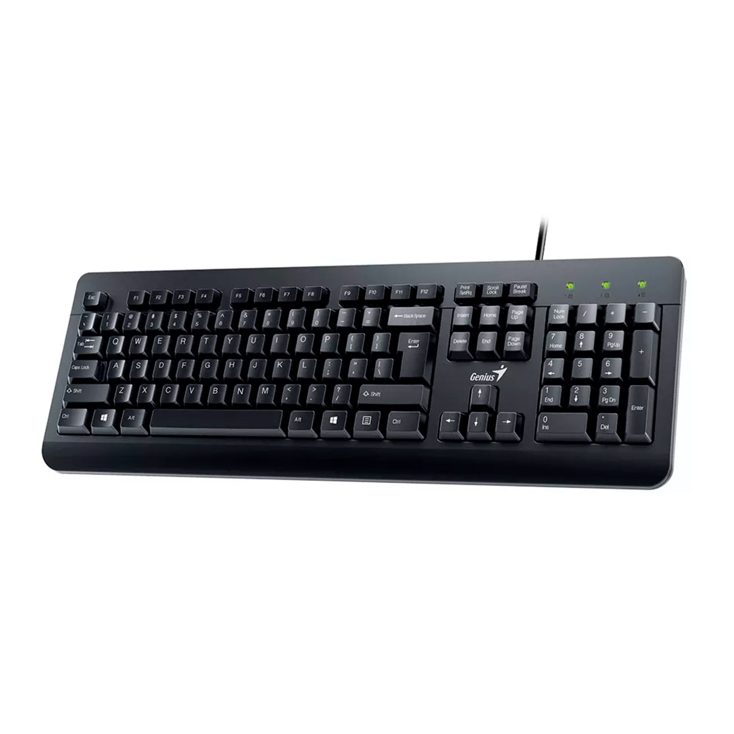 Kit Teclado y Mouse Genius KM-160 USB Ergonomico Antiderrame Sensor Optico 1000dpi Español - Mayorista de Tecnología