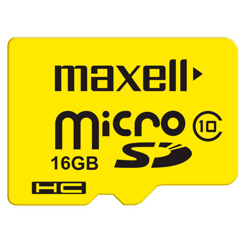 Tarjeta de memoria MicroSD 16GB Maxell SDHC Clase 10  + Adaptador UHS-1 90MB/s Multiples Usos - Mayorista de Tecnología