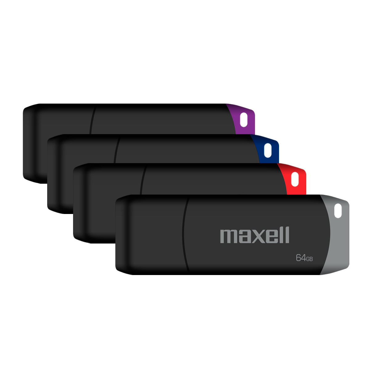 Pendrive USB 64GB Maxell USBPD-64 Con Tapadera de Protección Compatible MAC y Windows Uso General