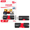 Pendrive USB 3.0 16GB Maxell Flix Diseño Retractil Compatible MAC y Windows Rapida Transferencia