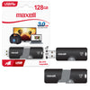 Pendrive USB 3.0 128GB Maxell Flix Diseño Retractil Compatible MAC y Windows Rapida Transferencia