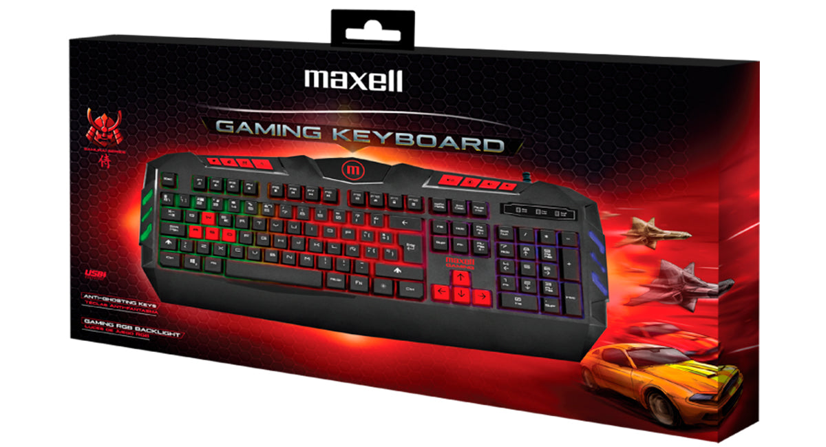 Teclado Gamer Maxell CA-KB-1200 Iluminacion RGB [ 347835 ] - Mayorista de Tecnología