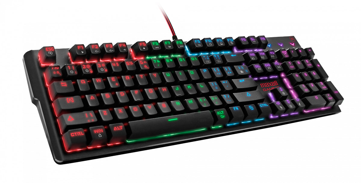 Teclado Mecanico Gaming Maxell CA-MKB RGB Samurai [ 348473 ] - Mayorista de Tecnología