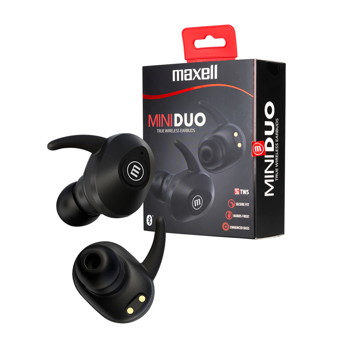 Audifonos Inalambricos Mini Duo Maxell Earbuds Bluetooth Manos Libres con Microfono Led