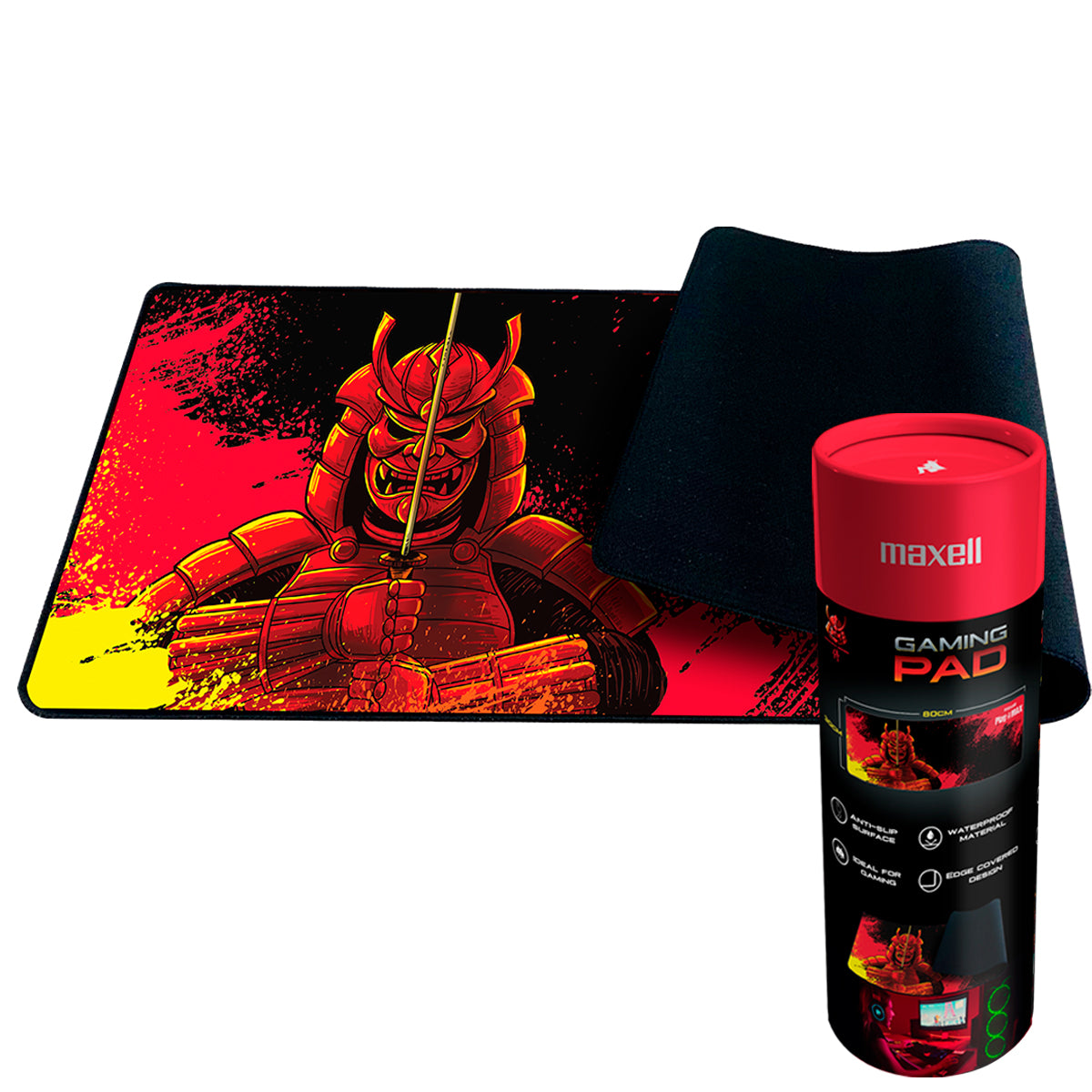 Mouse Pad Gamer 800 Maxell CA-GPAD Samurai Series Antideslizante Impermiable 80x30cm - Mayorista de Tecnología