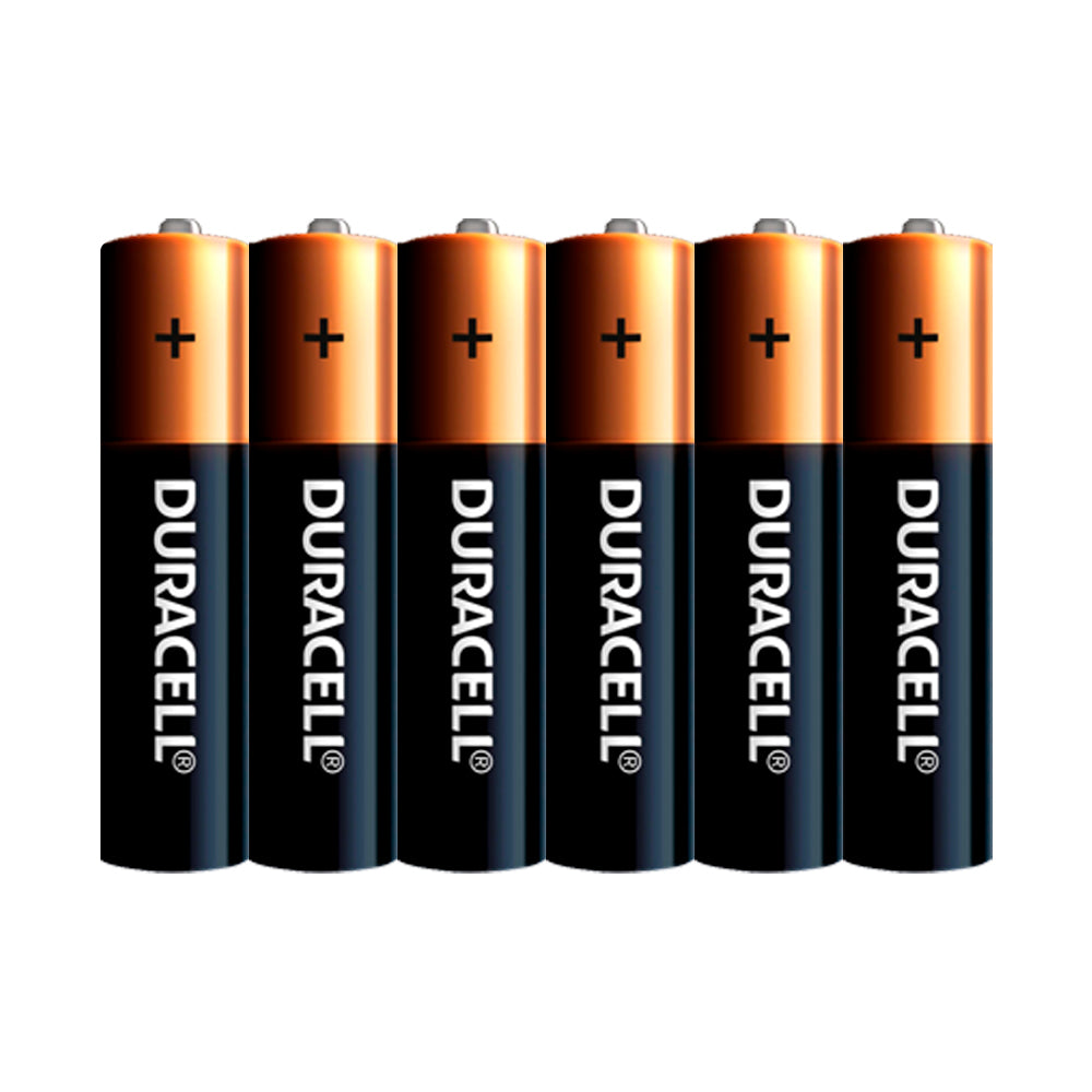 Pilas AAA LR03 x6 1.5V Alcalina Cilindrica Duracell Prepicadas Maxima Durabilidad Dura Mas Mucho Mas - Mayorista de Tecnología