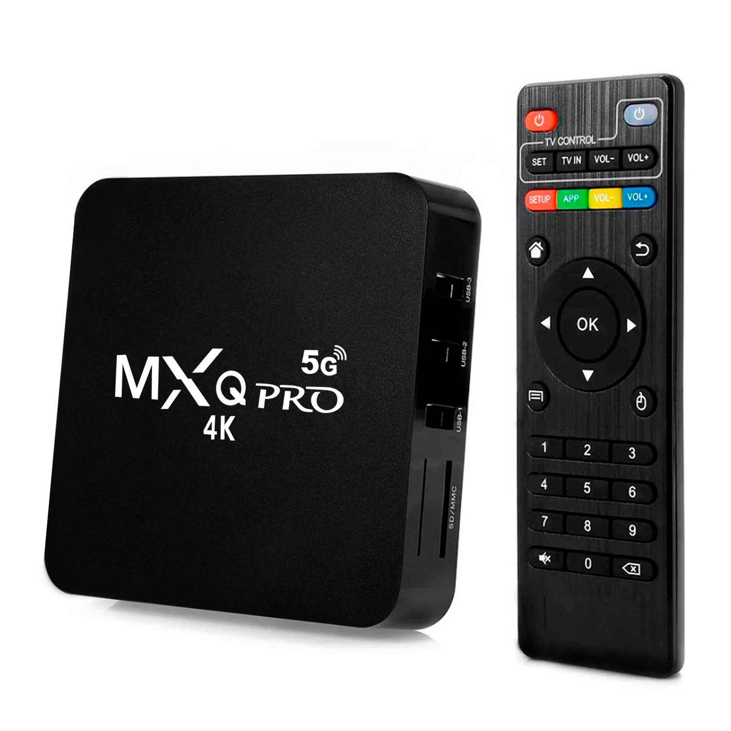 Dispositivo de TV inteligente MXQPRO 4k 8GB+128gb Wifi 5G QC - Mayorista de Tecnología