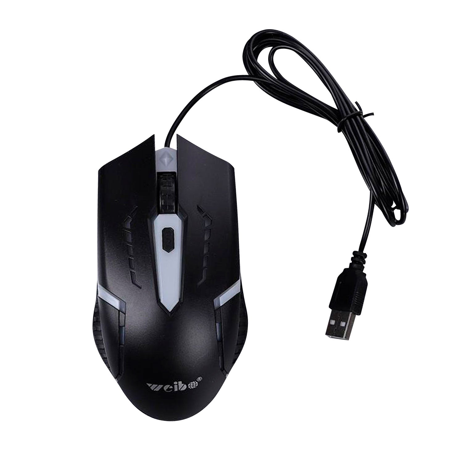 Mouse Gamers M-39 weibo glowing RGB Ergonómico Desing - Mayorista de Tecnología