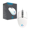 Mouse Gamer USB Logitech G203 Lightsync 16.8M Cable 2.1m Sensor Hero Ajustable 200-8000dpi 6 Botones