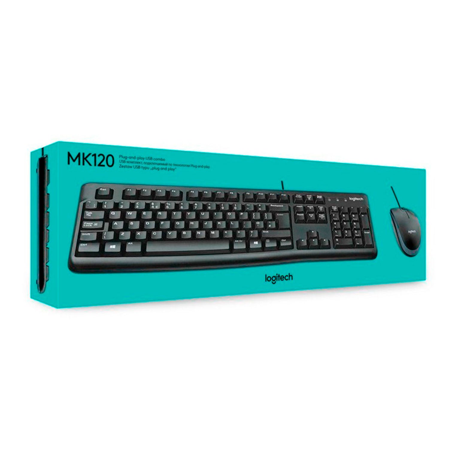 Kit teclado + Mouse Logitech MK120 Español [920-004428] - Mayorista de Tecnología