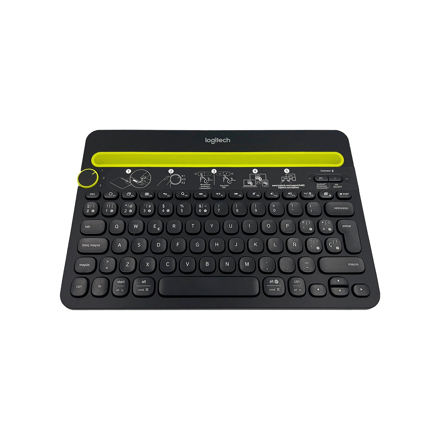 Teclado Inalambrico Logitech K480 Multi-Device [920-006346] - Mayorista de Tecnología