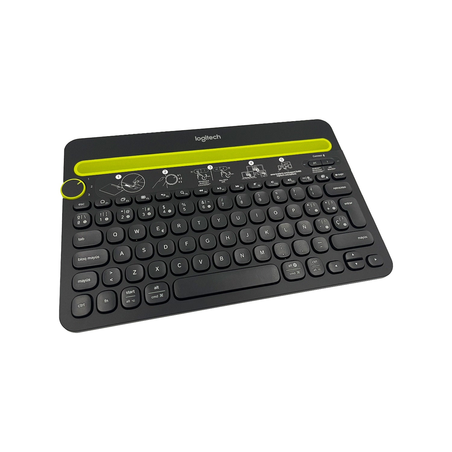 Teclado Inalambrico Logitech K480 Multi-Device [920-006346] - Mayorista de Tecnología