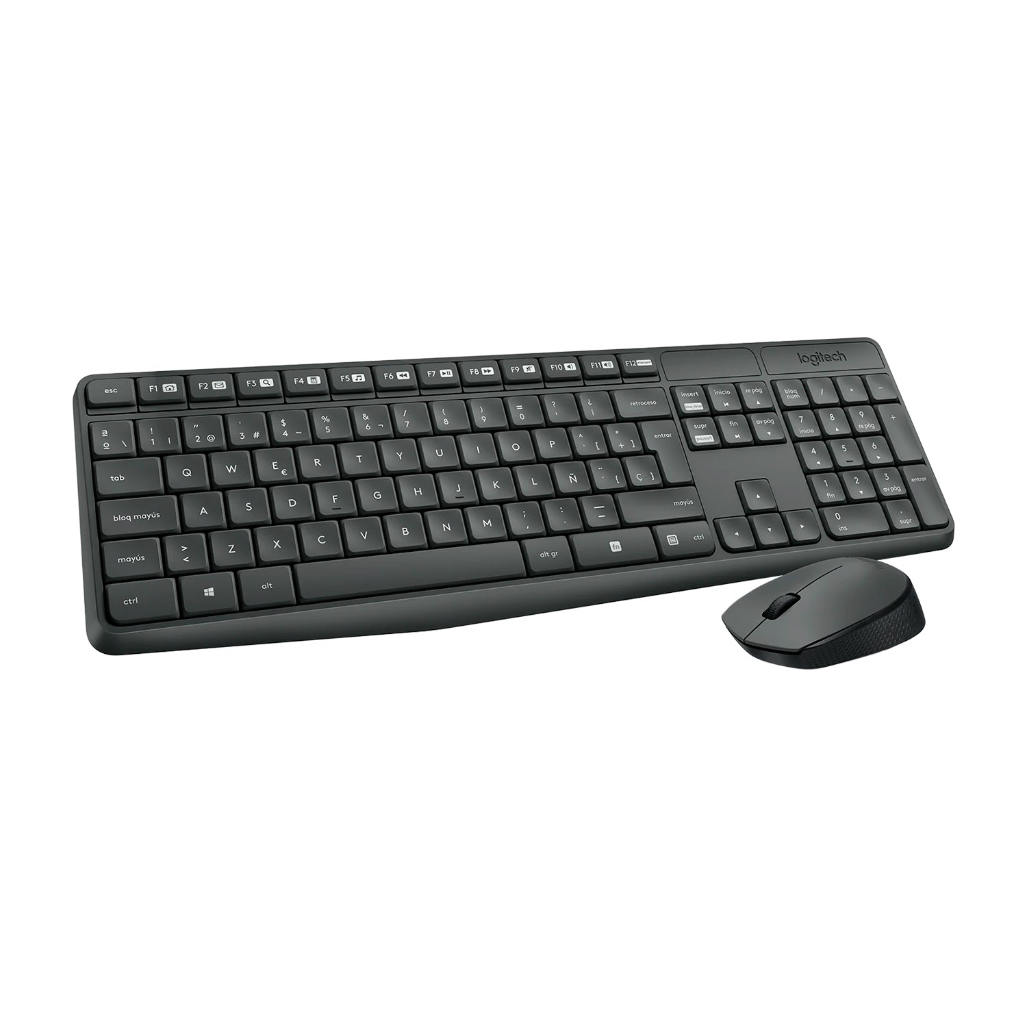 Combo Teclado y Mouse Inalambrico Logitech MK235 USB 2.4GHz Sensor Optico 1000dpi Español - Mayorista de Tecnología