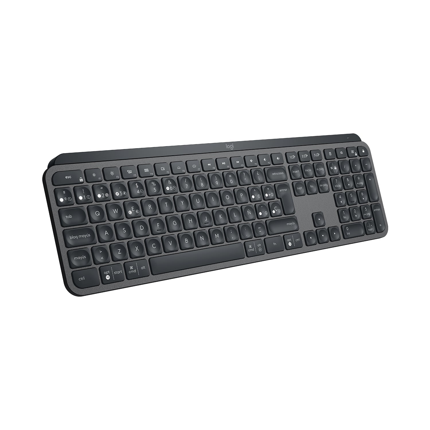 Teclado MX Keys Bluetooth Logitech Iluminado [ 920-009296 ] - Mayorista de Tecnología