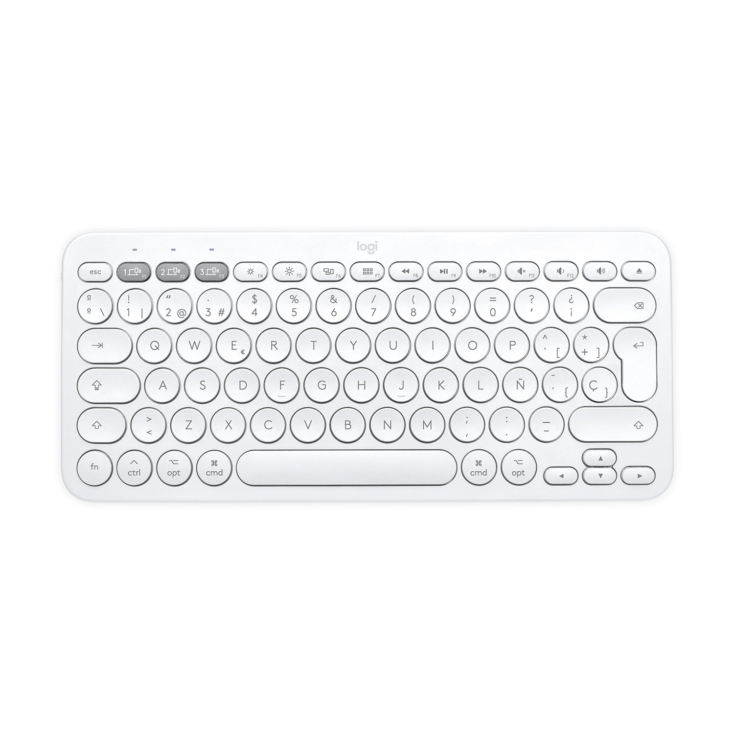 Teclado Bluetooth Logitech K380 QWERTY Español Multi Dispositivo Teclas Planas Pila 2 x AAA Incluida
