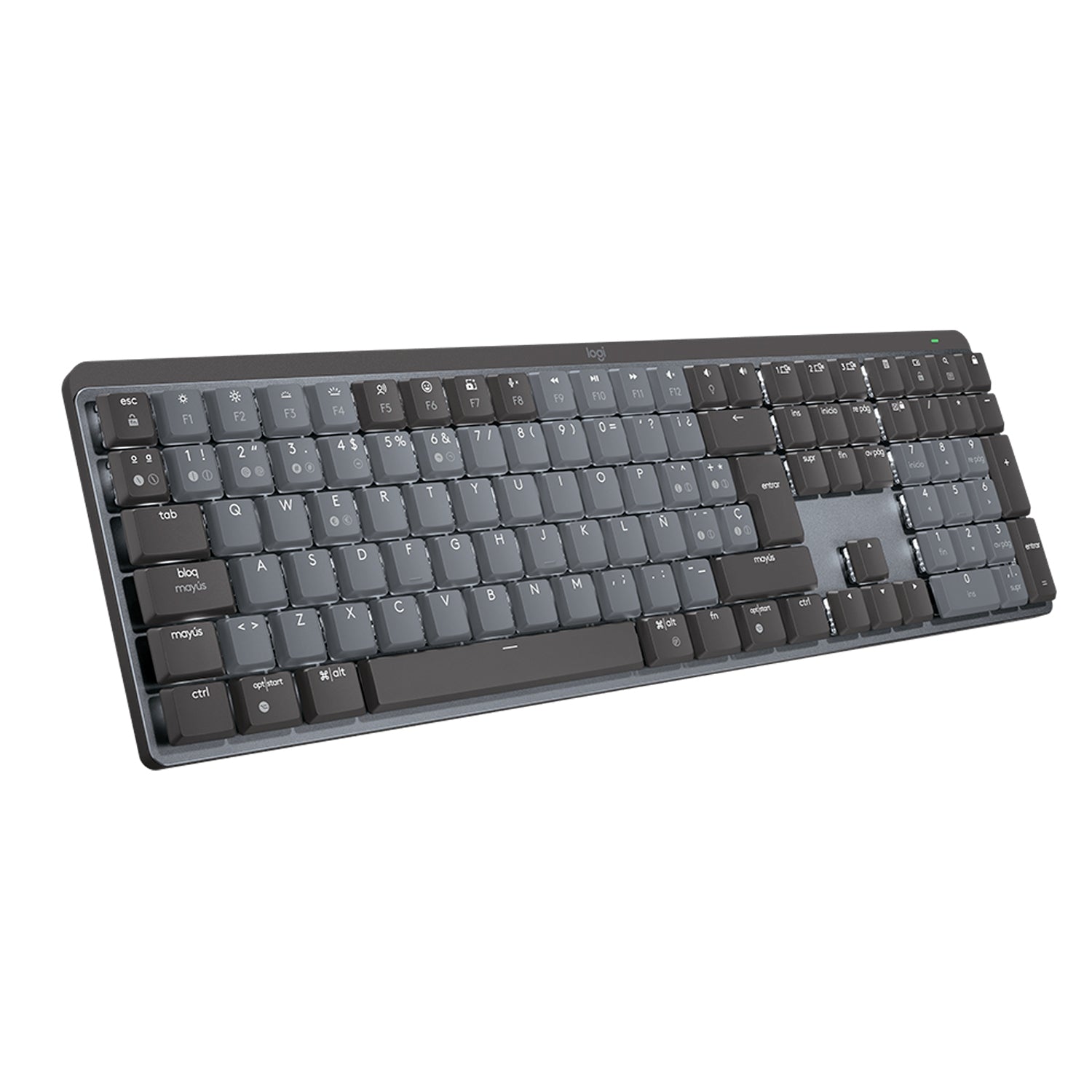 Teclado Inalambrico Logitech MX Mechanical Recargable USB-C Multidispositivo Iluminacion Inteligente - Mayorista de Tecnología