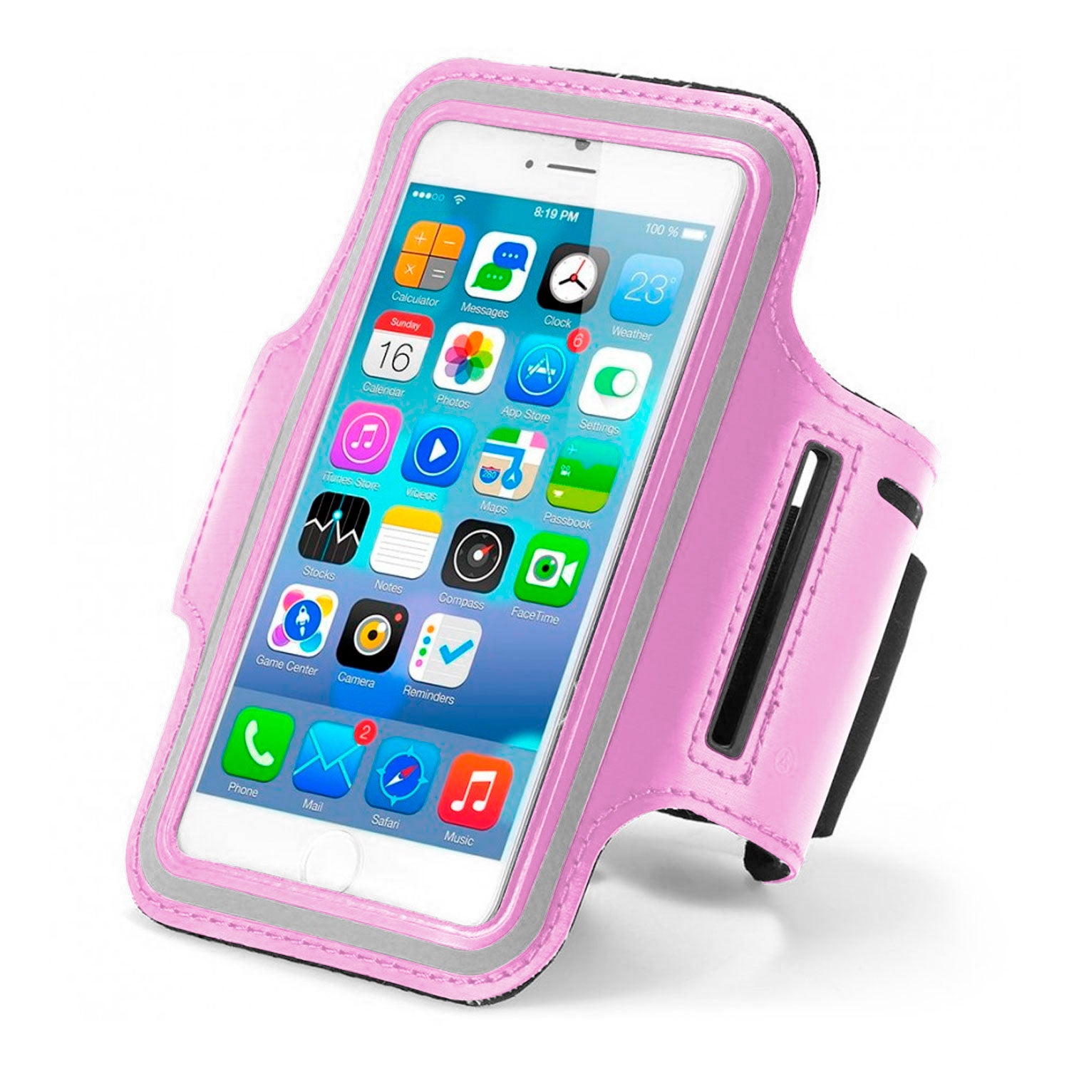 Brazalete Deportivo Impermeable Porta Celular Brazo Rosado | Lifemax - LifeMax Distribuidora