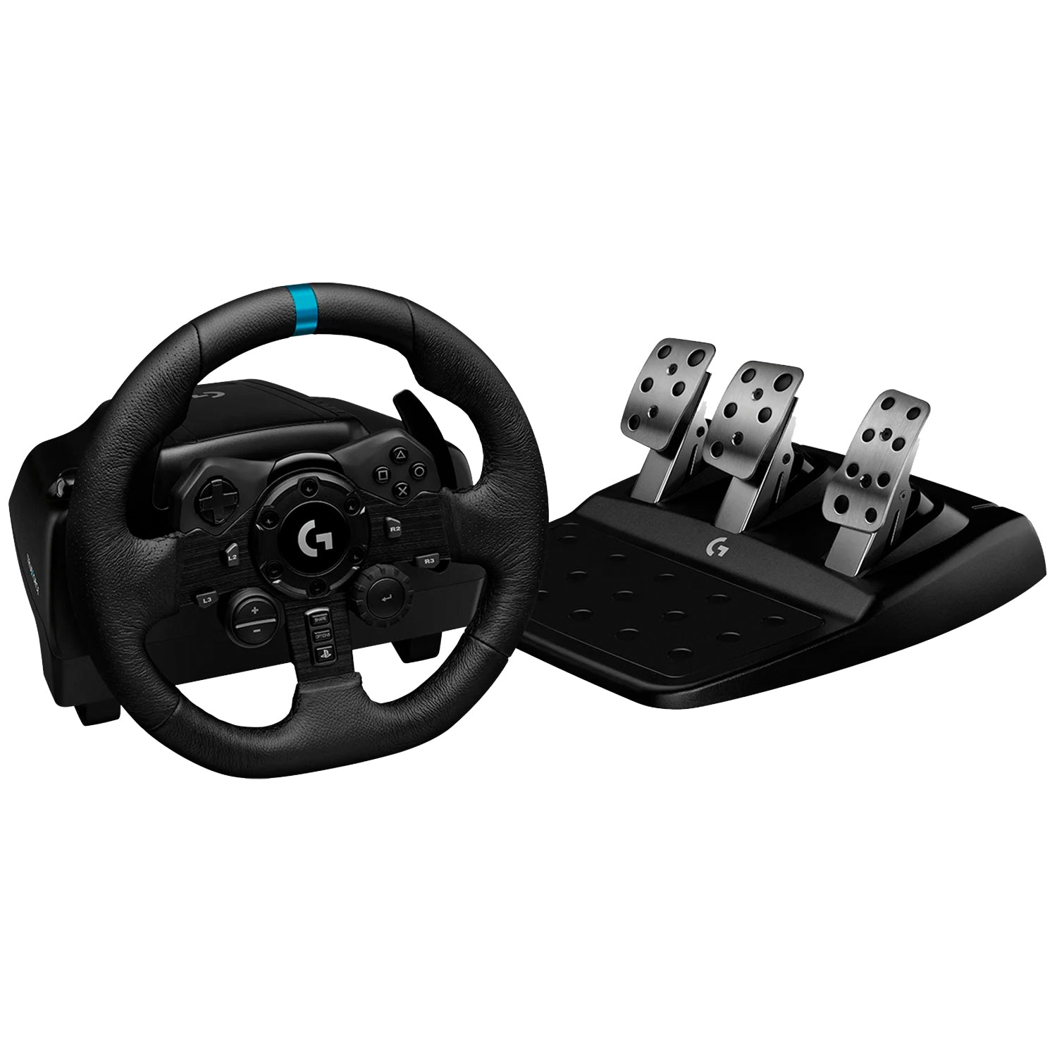 Volante de simulacion de carreras + Pedales Logitech G923 Trueforce Compatible PlayStation 4 PS5 PC - Mayorista de Tecnología