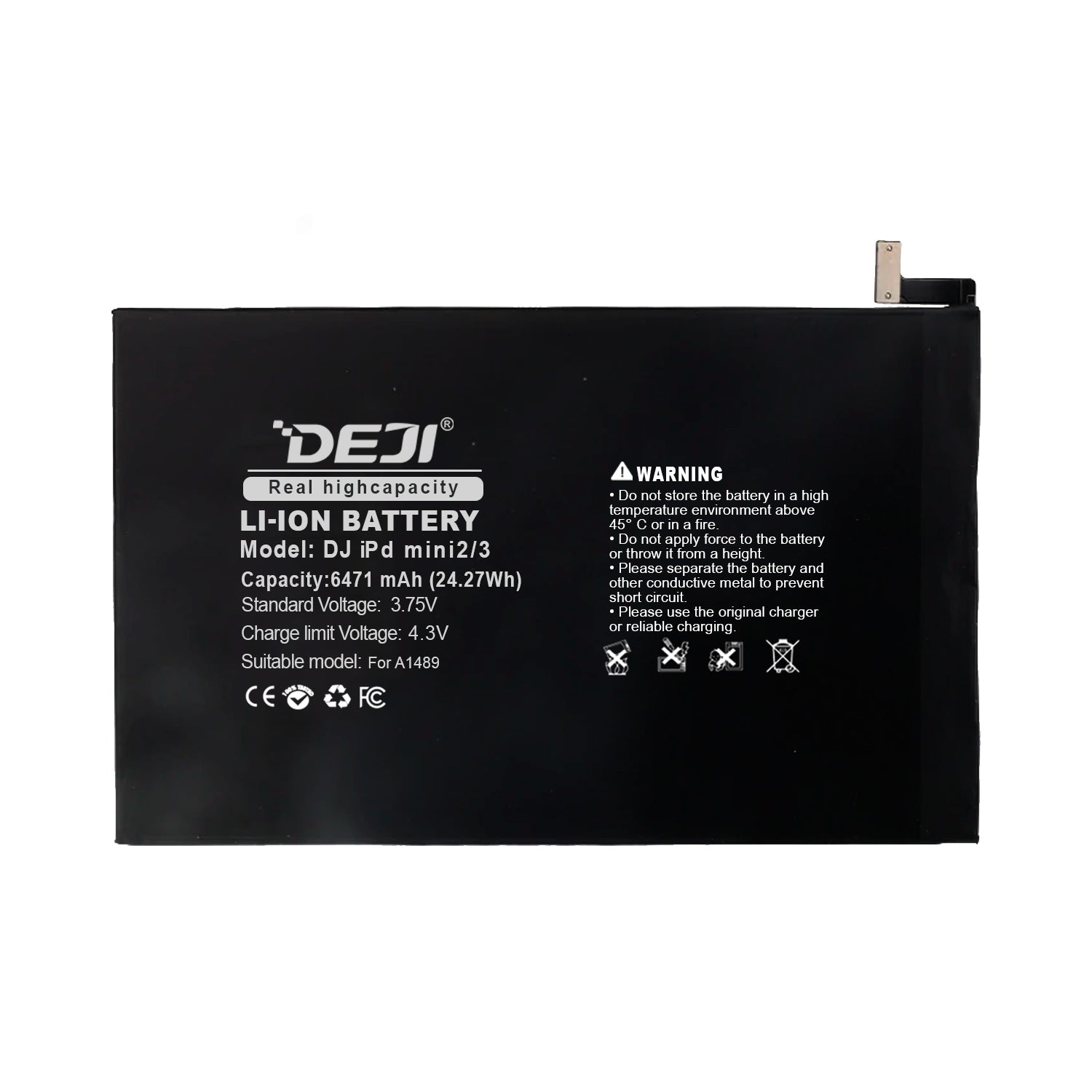 Bateria para iPad Mini 2 / Mini 3 DEJI IC Original Capacidad 6471mAh Maxima Duracion