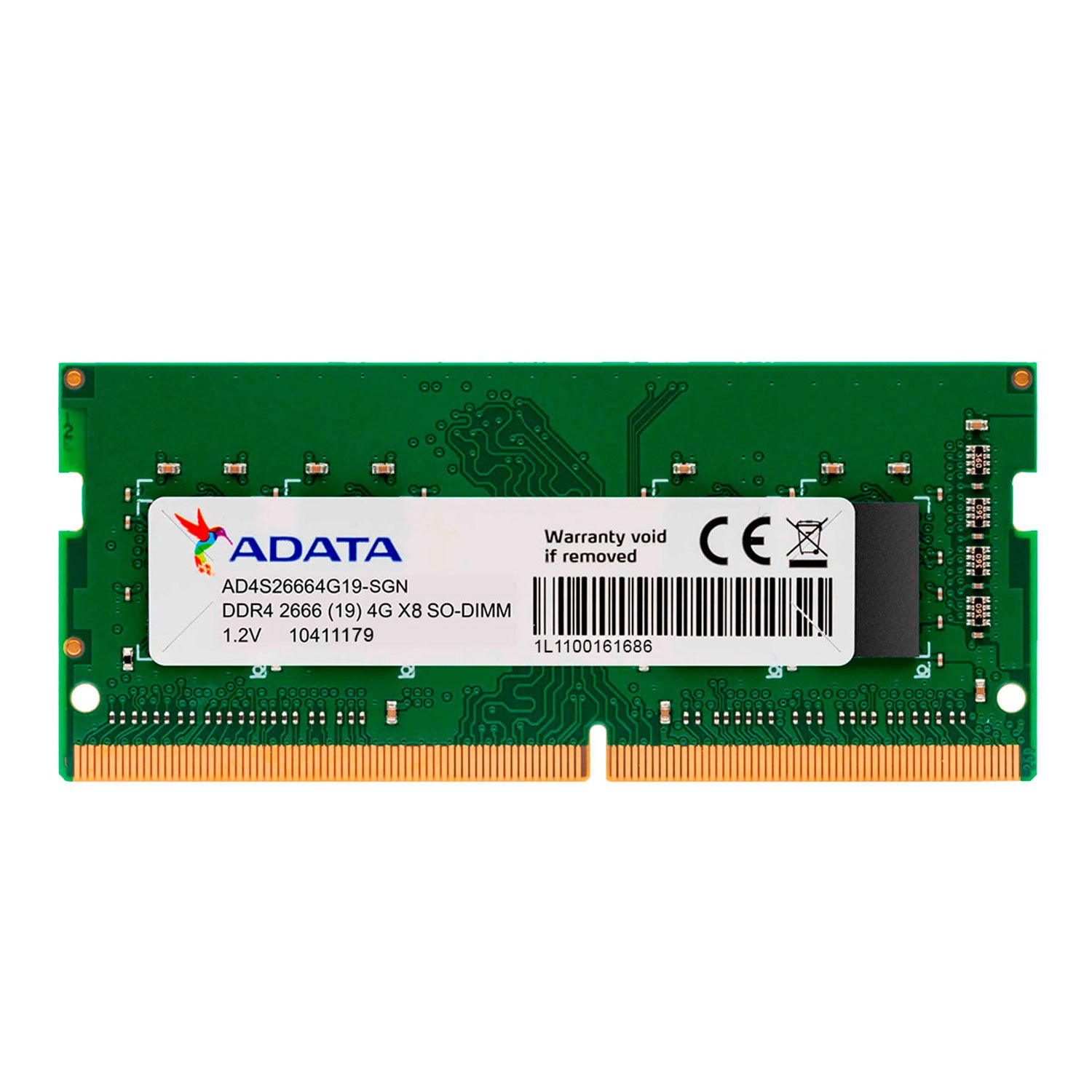 Memoria Ram Notebook DDR4 4GB 2666 Adata [AD4S26664G19-SGN] | Lifemax - Mayorista de Tecnología