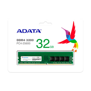 Memoria Ram PC DDR4 32GB 3200MHz Adata Unbuffered, 1.2V - Mayorista de Tecnología