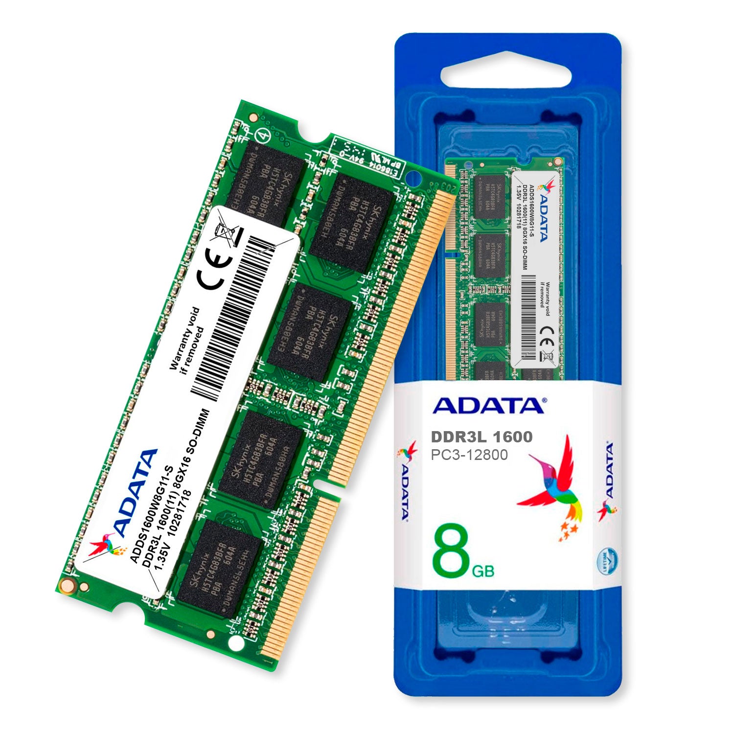 Memoria Ram Notebook DDR3L 8GB Adata SO-DIMM ADDS1600W8G11-S | Lifemax - Mayorista de Tecnología