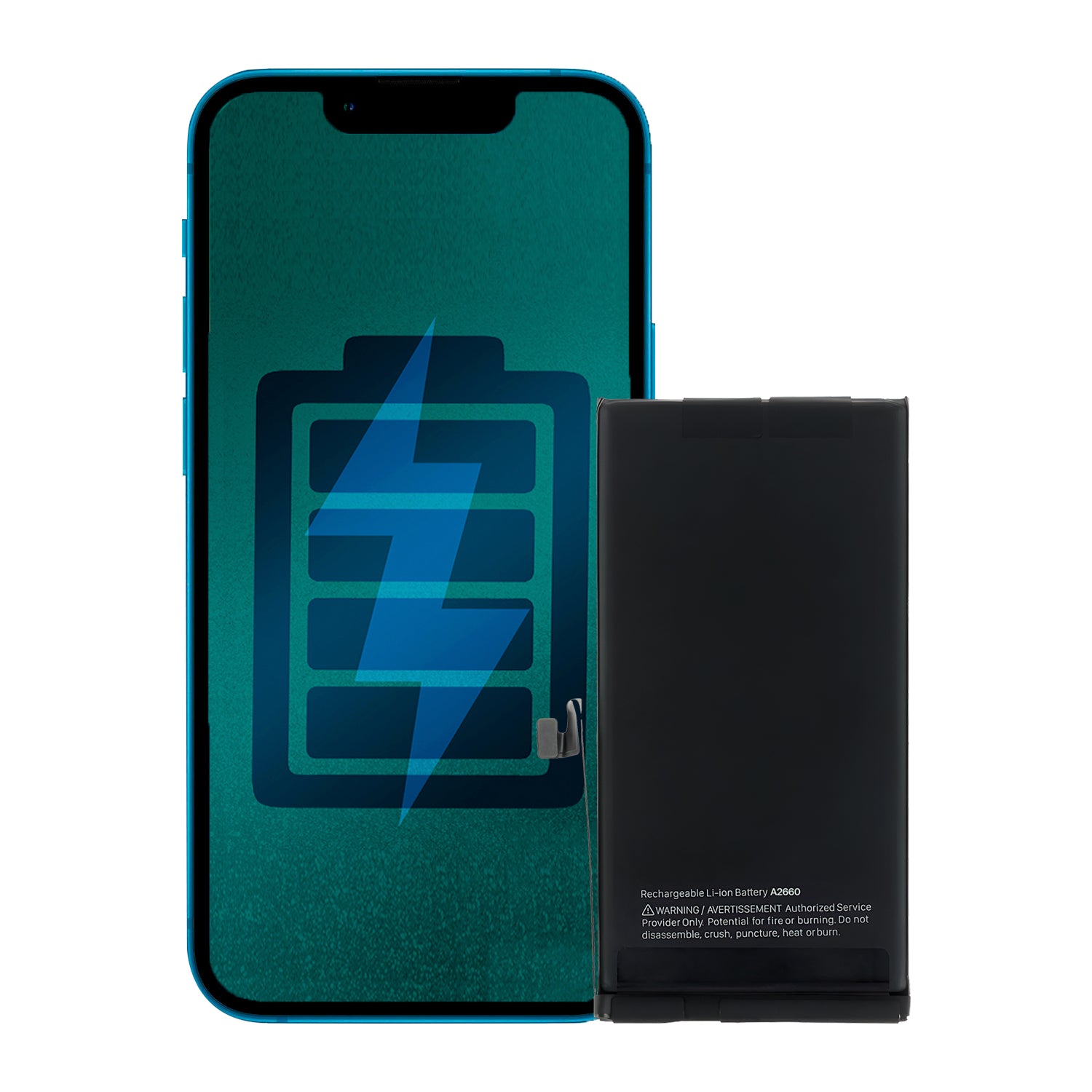 Bateria Compatible con iPhone 13 mini Capacidad 2406 mAh