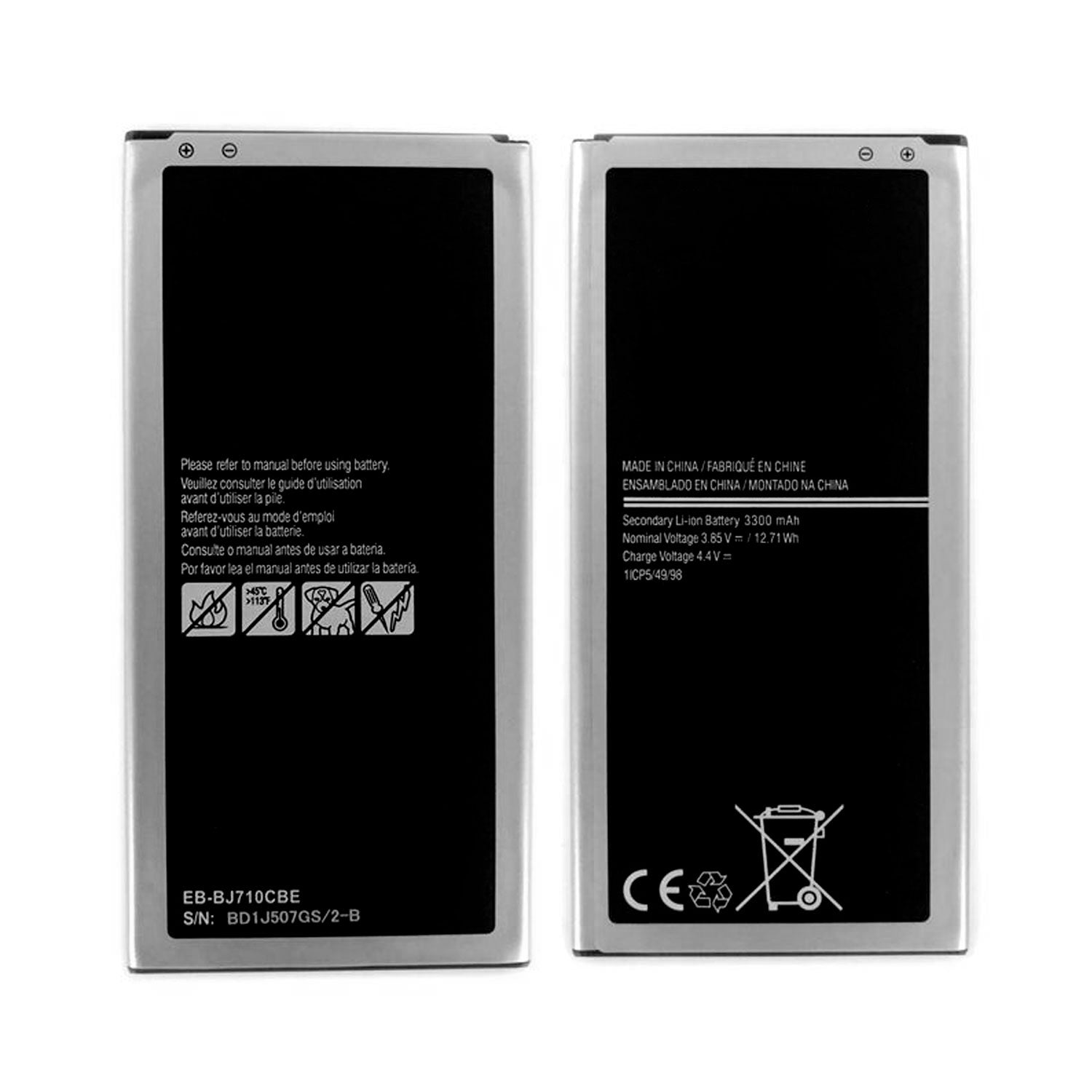 Bateria Compatible con Samsung J7 2016 3300 mAh