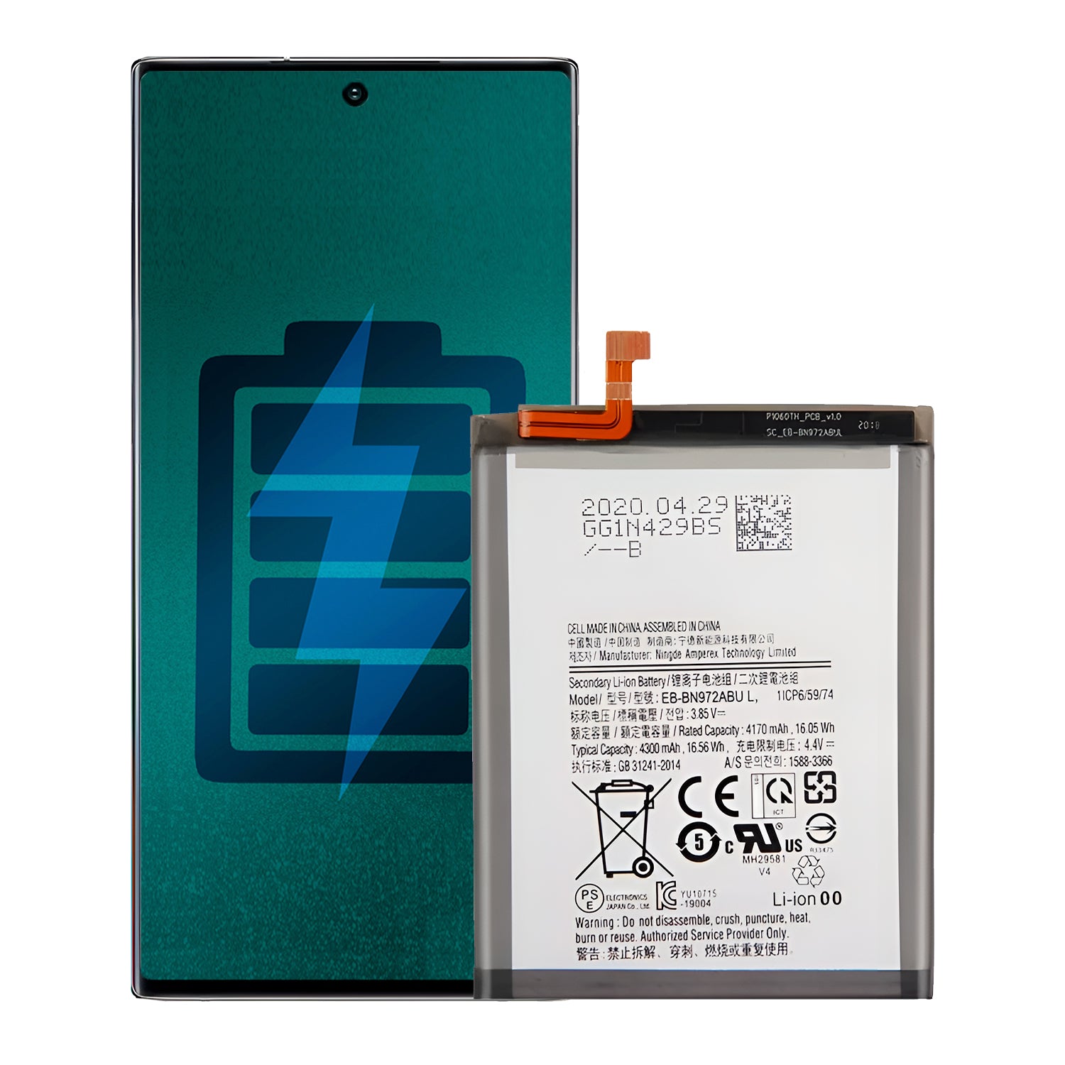 Bateria Compatible con Samsung Galaxy Note 10 Plus 4300 mAh