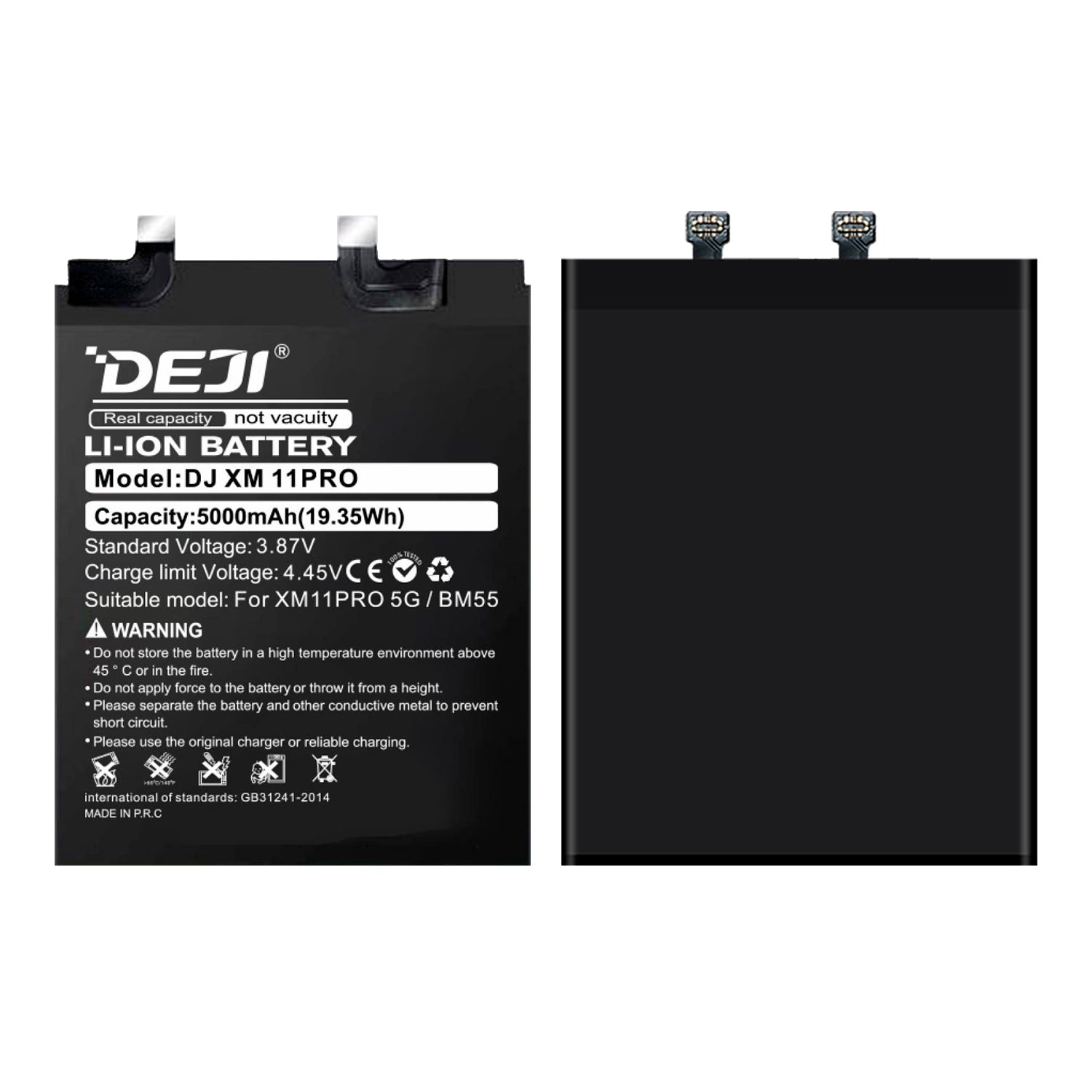 Bateria para Xiaomi Note 11 Pro DEJI IC Original Capacidad 5000mAh Maxima Duracion