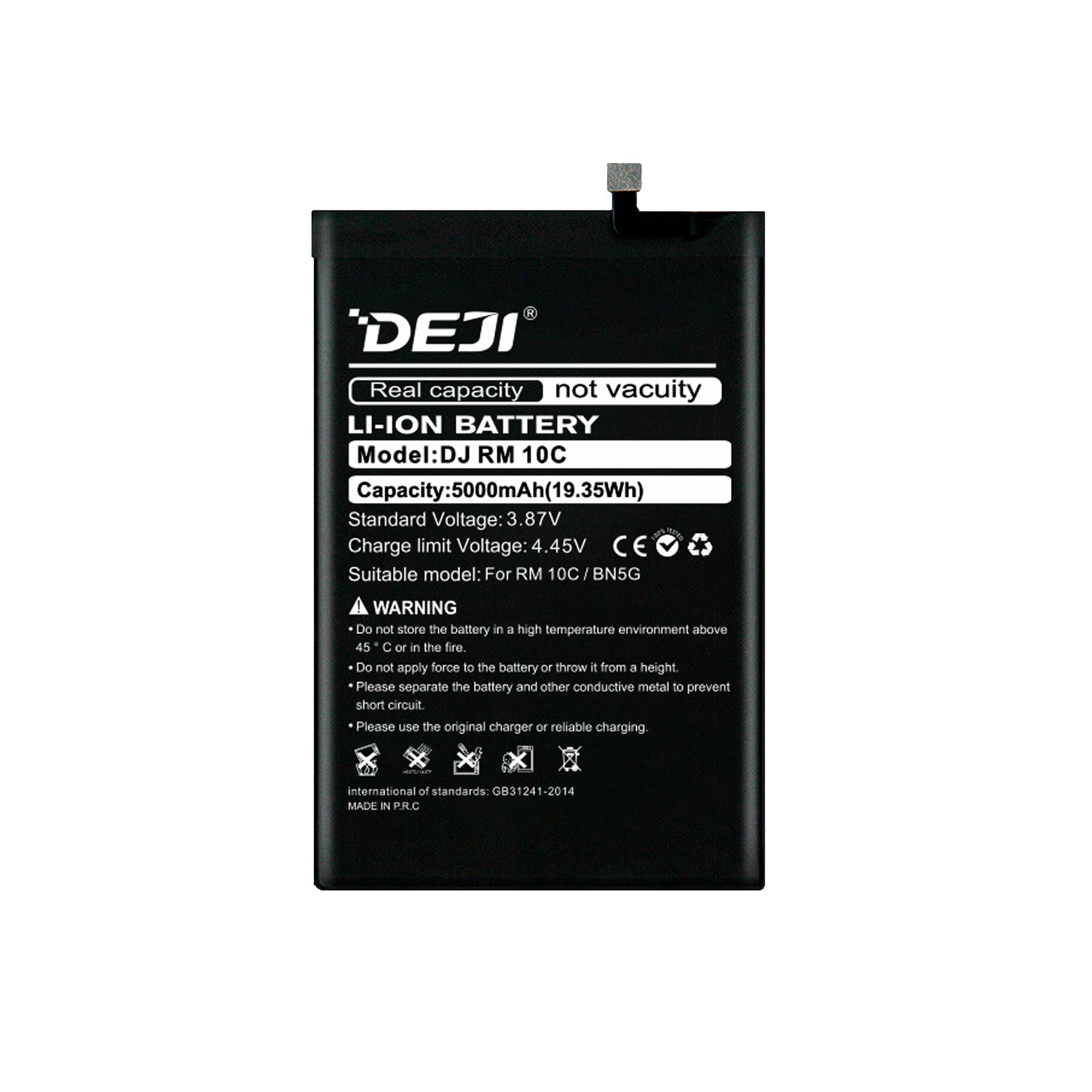 Bateria para Redmi 10C DEJI IC Original Capacidad 5000mAh Maxima Duracion