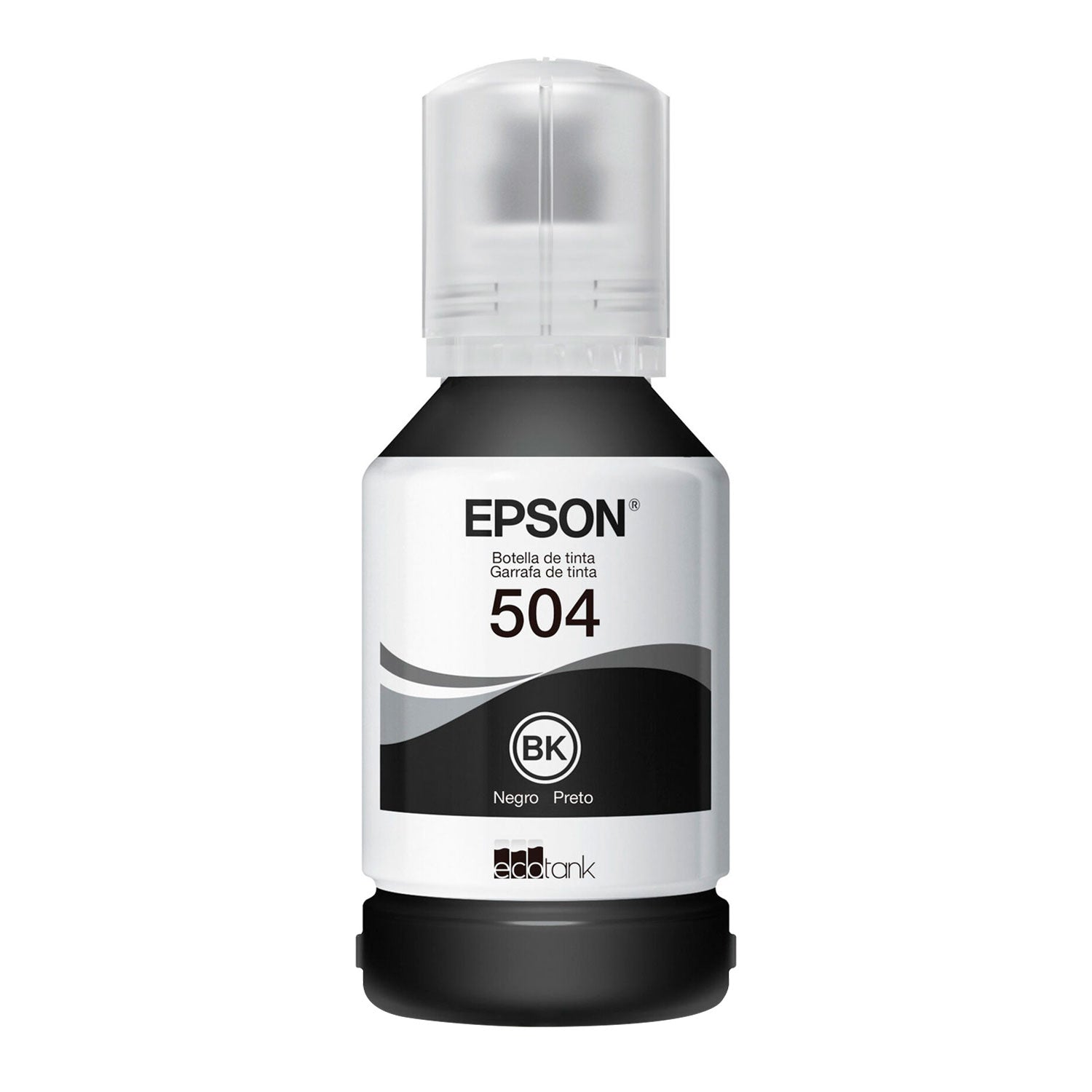 Tinta Botella Epson T504 127ml Ecotank Negro L4150 L4260 L4160 L6161 L6171 [ C13T03N12A ] | Lifemax - LifeMax Distribuidora