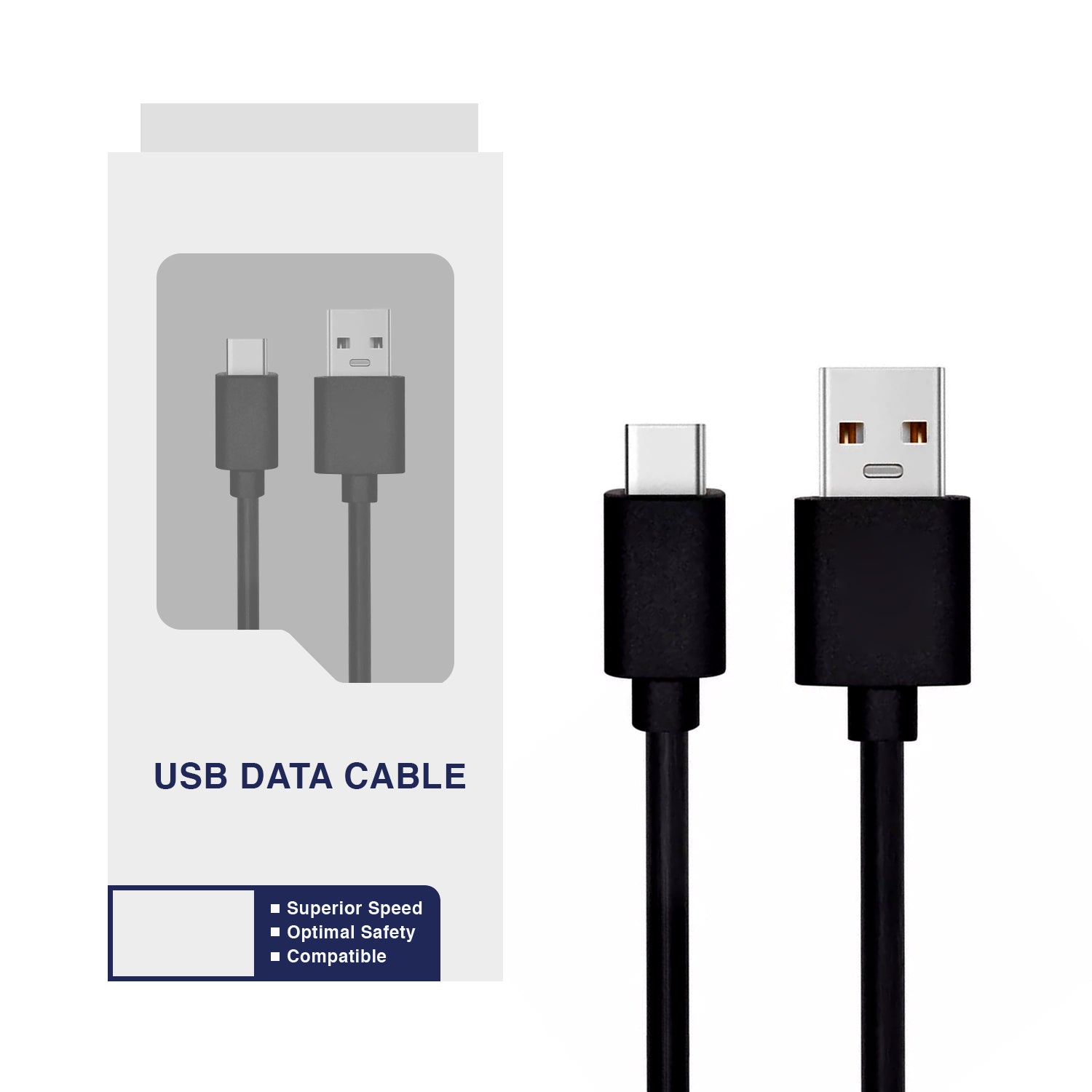 Cable USB-C a USB-A Compatible con Samsung 1,1 Metro 7A