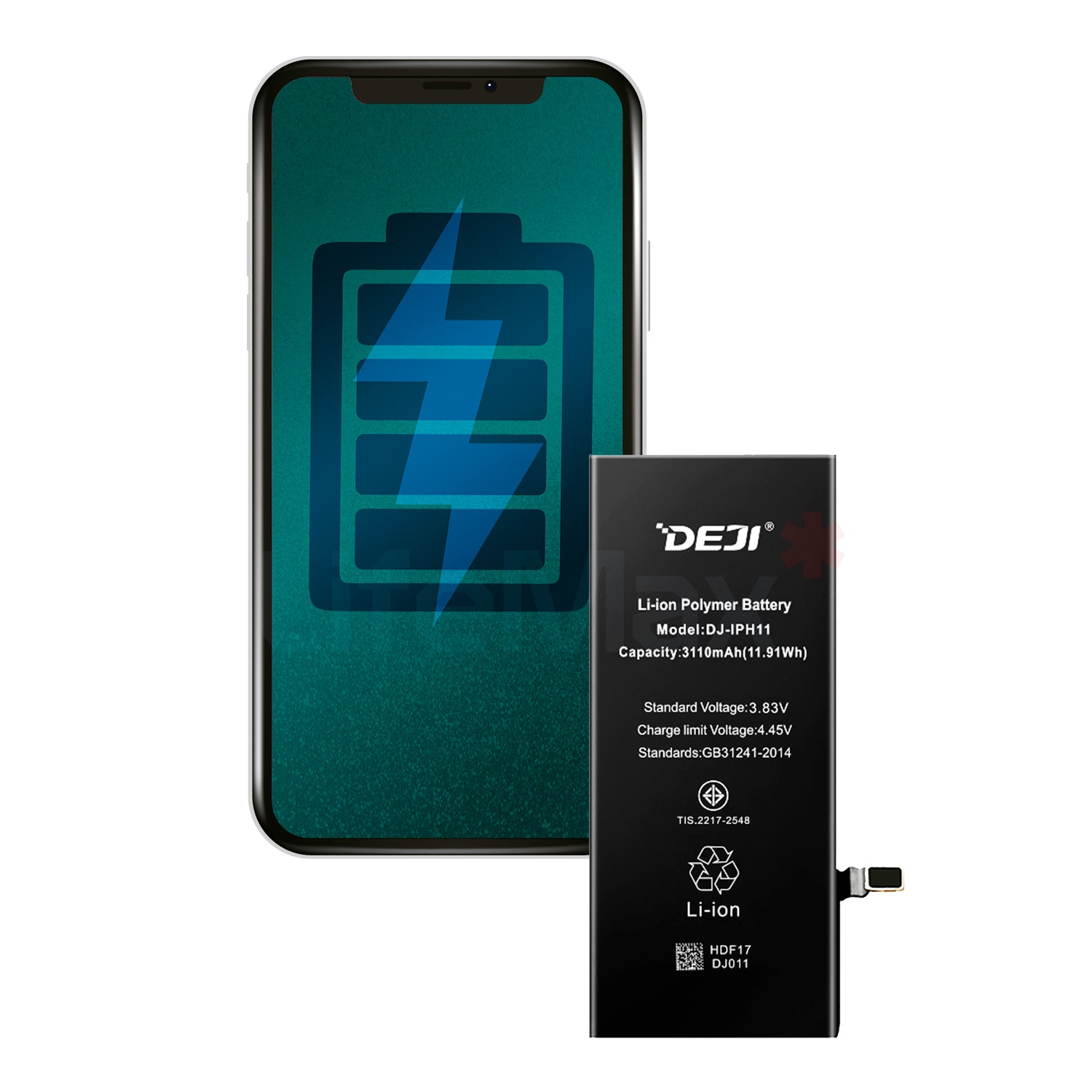 Bateria para Iphone 11 DEJI IC Original Capacidad 3110mAh Maxima Duracion