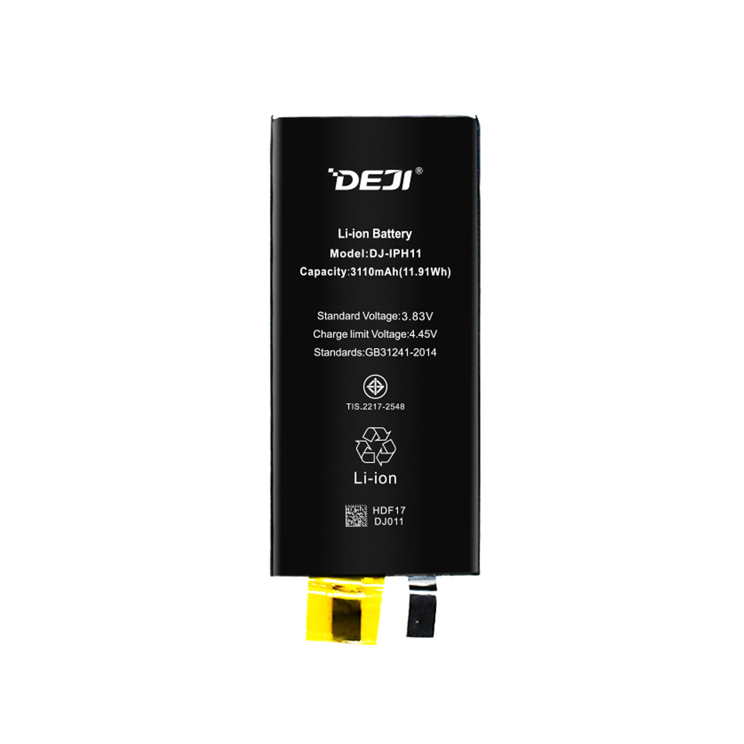 Bateria para Iphone 11 Sin Flex DEJI IC Original Capacidad 3110mAh Maxima Duracion